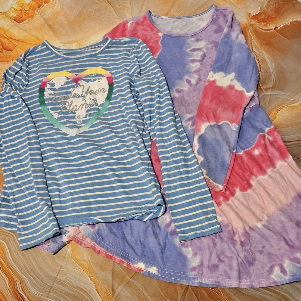 Lands' End Children's Place Girls Fall Outfit Bundle Size 10/12 Dress Shirt